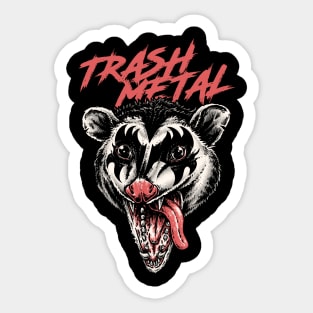 trash metal Sticker